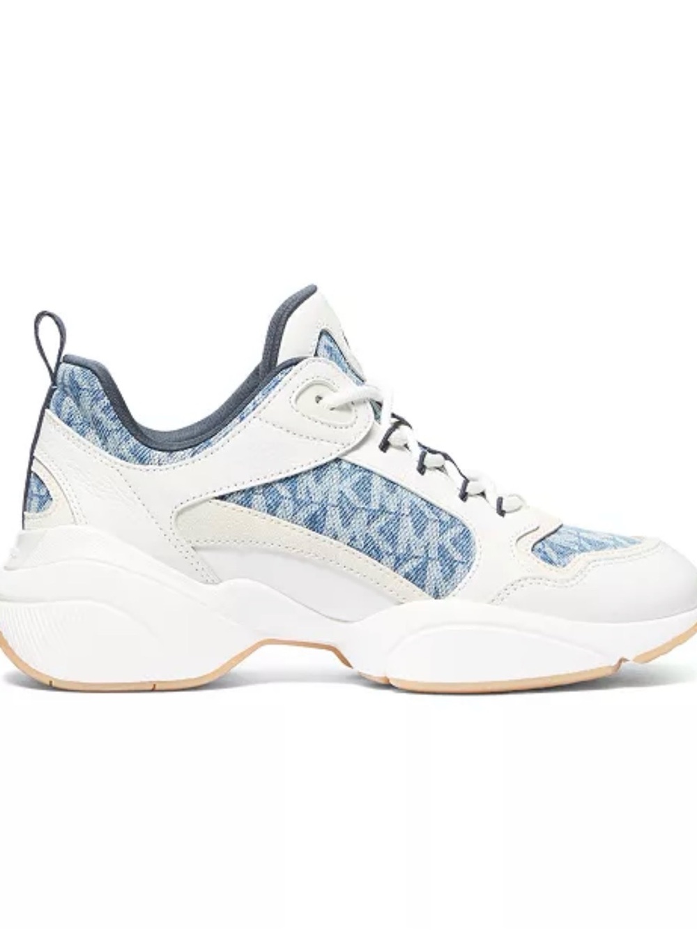 MICHAEL Michael Kors Lace Up Sneakers - DENIM